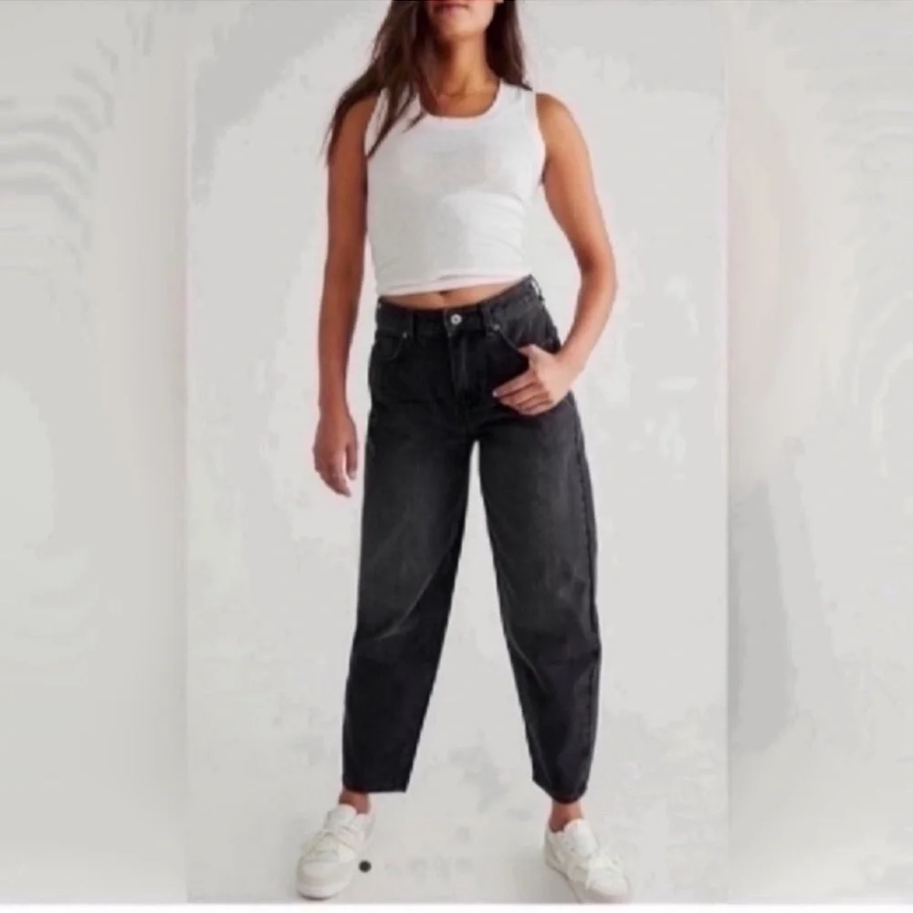 Anthropologie Edwin Wide Barrel Leg Jeans s 27 - Picture 3 of 4